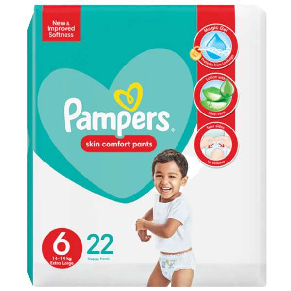 Pampers Baby Pants Size 6 (14-19 kg) 22 Pants